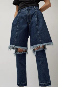 Demi-Denims in Medium Blue