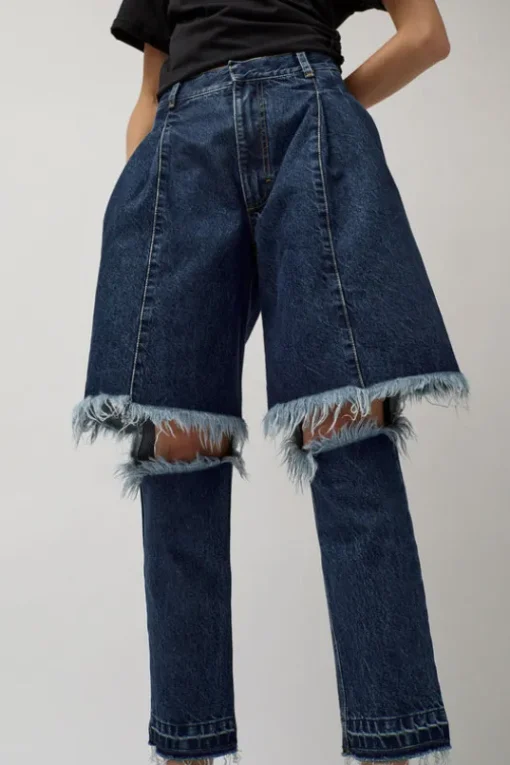 Demi-Denims in Medium Blue
