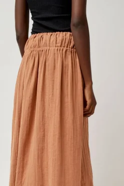Diph Skirt in Brick