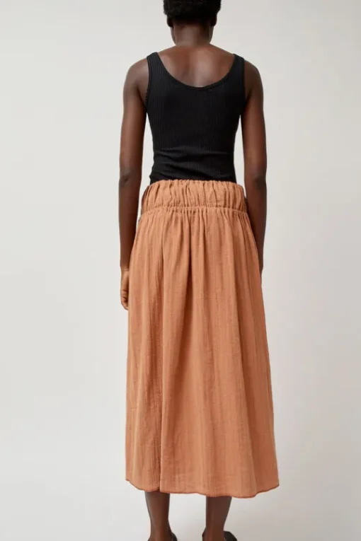 Diph Skirt in Brick