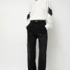 Double-Knee Jean in Spider Black