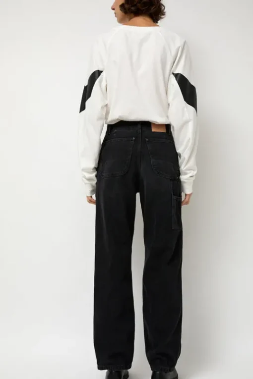 Double-Knee Jean in Spider Black