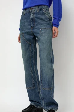Double-Knee Jean in Tractor Blue