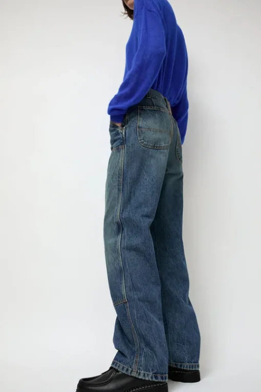 Double-Knee Jean in Tractor Blue