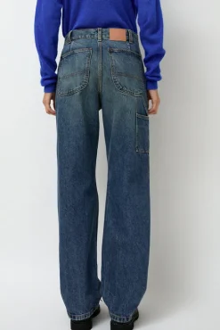 Double-Knee Jean in Tractor Blue