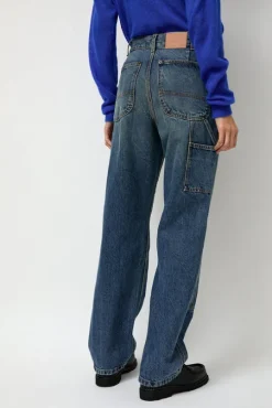 Double-Knee Jean in Tractor Blue