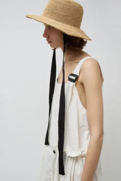 Duke Alessio Hat in Natural with Black