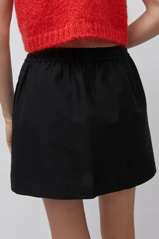 Embellished Mini Skirt in Black