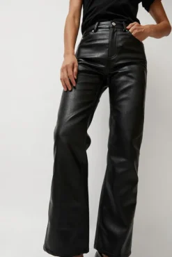 Erik Jean in Black Faux Leather