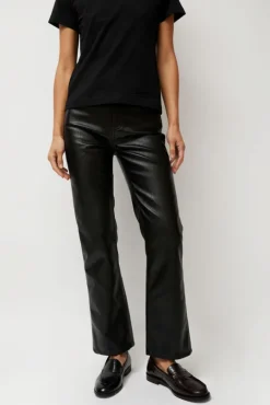 Erik Jean in Black Faux Leather