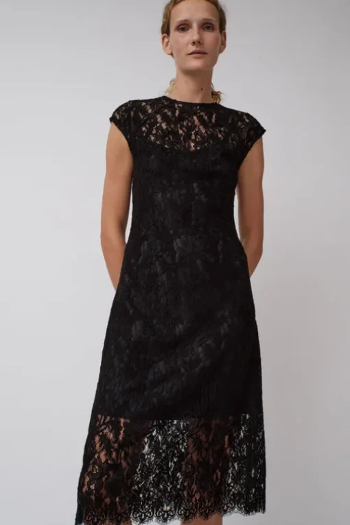 Erika Dress in Black Lace