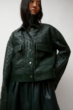 Eva Jacket in Bottle Diamond
