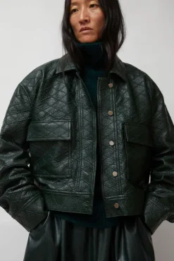 Eva Jacket in Bottle Diamond