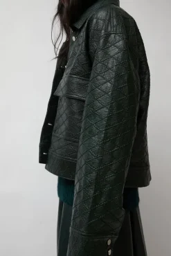 Eva Jacket in Bottle Diamond