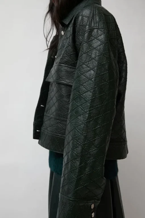 Eva Jacket in Bottle Diamond