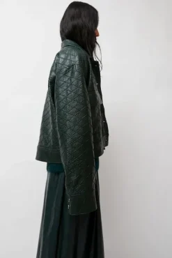 Eva Jacket in Bottle Diamond