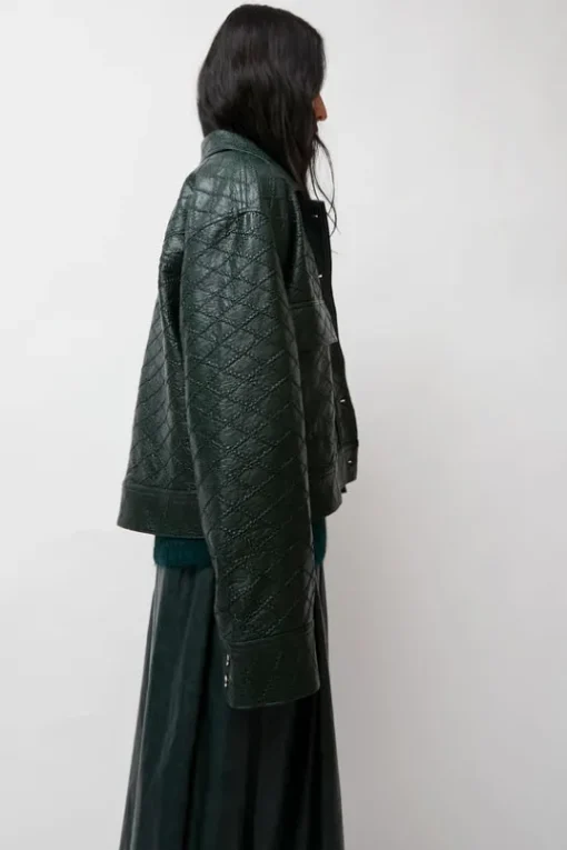 Eva Jacket in Bottle Diamond