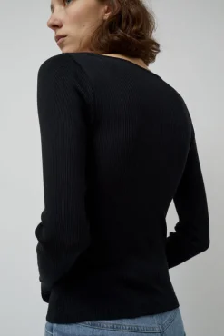Eve Seamless Top in Black