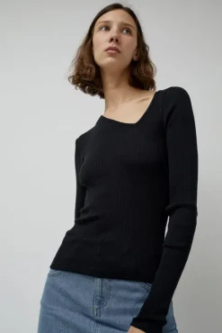 Eve Seamless Top in Black