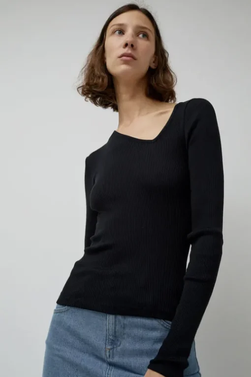 Eve Seamless Top in Black