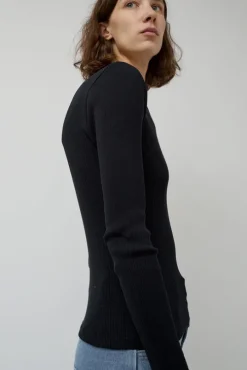 Eve Seamless Top in Black