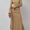 Fly Rib Skirt in Hazelnut