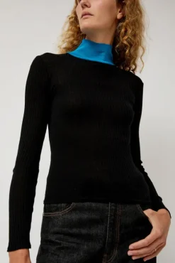Frederique in Black and Blue