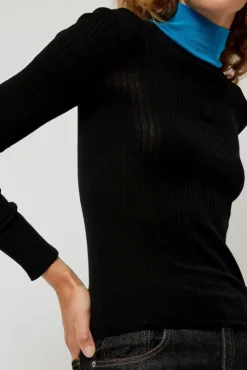 Frederique in Black and Blue