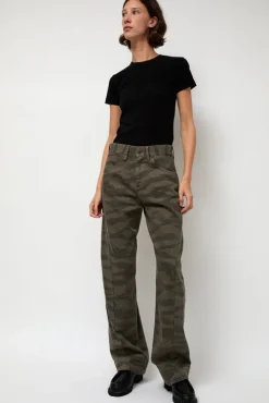 Full Twisted Seam Pant in Bark