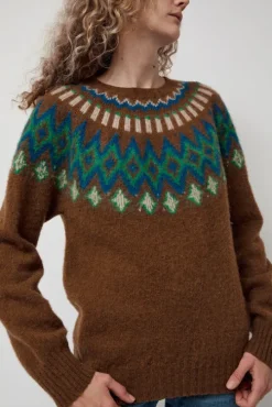 Future Fantasy Fairisle Sweater in Nut