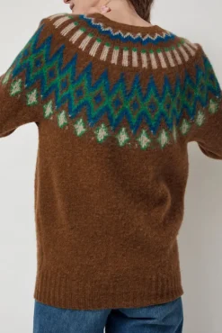 Future Fantasy Fairisle Sweater in Nut