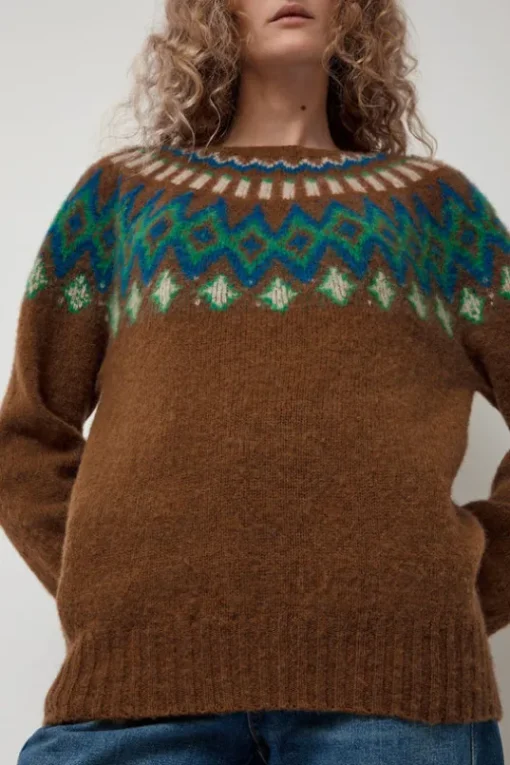 Future Fantasy Fairisle Sweater in Nut