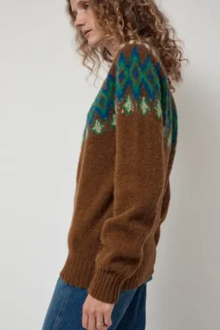Future Fantasy Fairisle Sweater in Nut