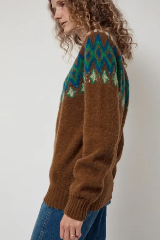Future Fantasy Fairisle Sweater in Nut