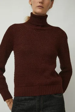 Gabe Turtleneck in Berry