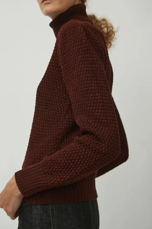 Gabe Turtleneck in Berry