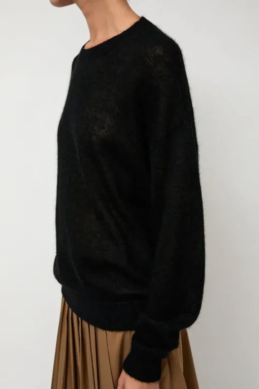 Gauzy Crew in Black