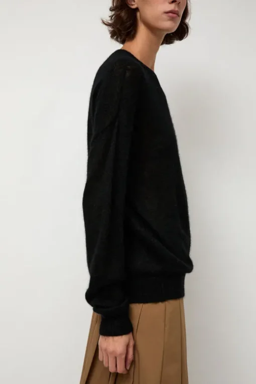 Gauzy Crew in Black