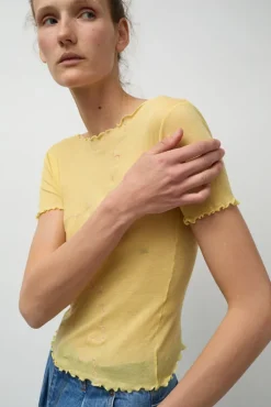 Gerrymandered Tee in One Yellow