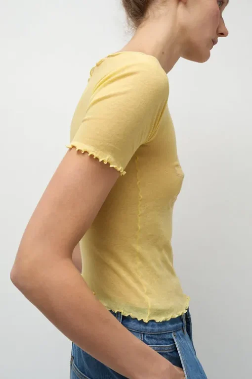 Gerrymandered Tee in One Yellow