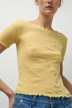 Gerrymandered Tee in One Yellow
