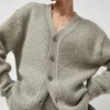 Grandpa Cardigan in Light Grey