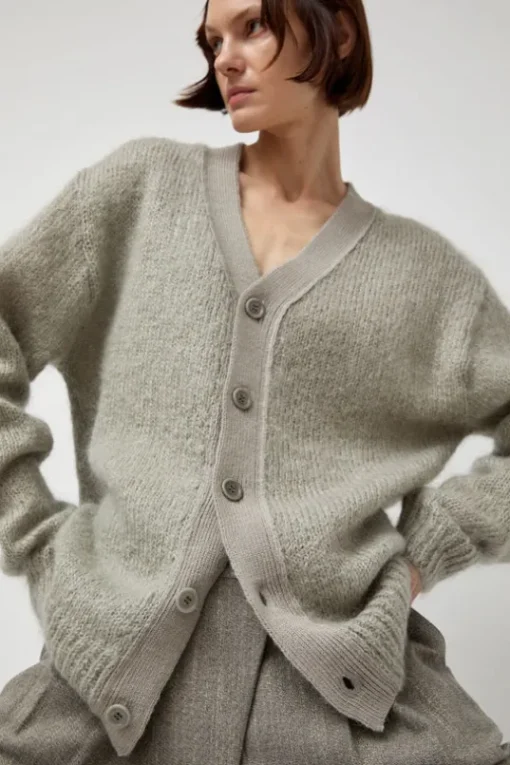 Grandpa Cardigan in Light Grey