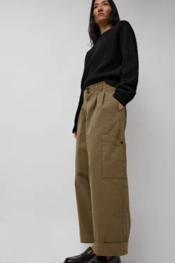 Grease Trouser in Olive