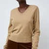 Hany Cashmere Knit in Camel