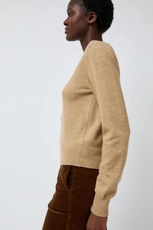 Hany Cashmere Knit in Camel