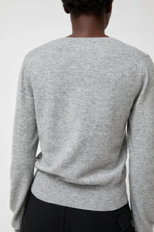 Hany Cashmere Knit in Gray