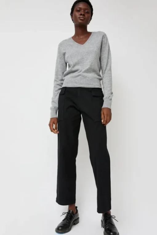 Hany Cashmere Knit in Gray