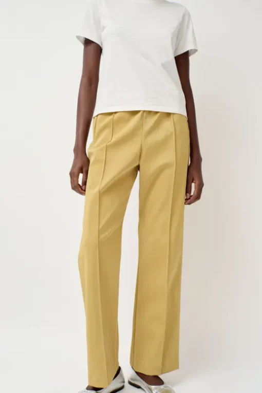 Horace Pant in Butter Faux Leather