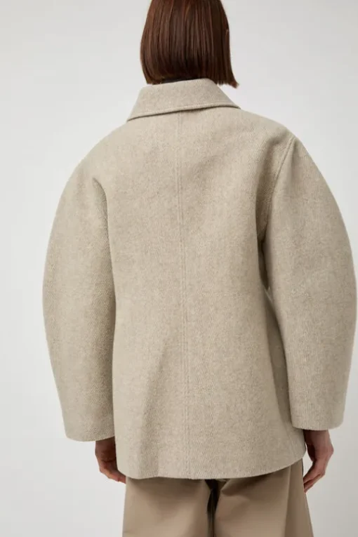 Hourglass Half Coat in Beige